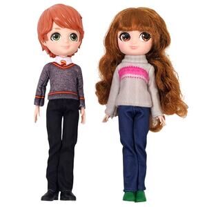 Harry Potter 8" Doll Figure Lot Ron Weasley & Hermione Granger